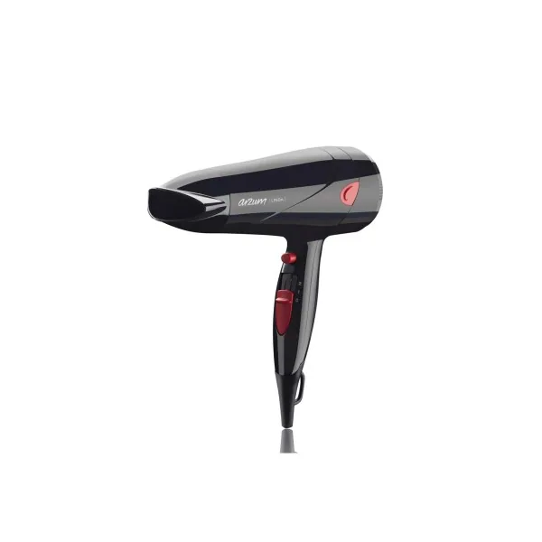Arzum AR569 Linda Saç Kurutma Makinesi 2 Hız Ayarı, Soğuk Hava ve Difüzör, 2000W, Siyah