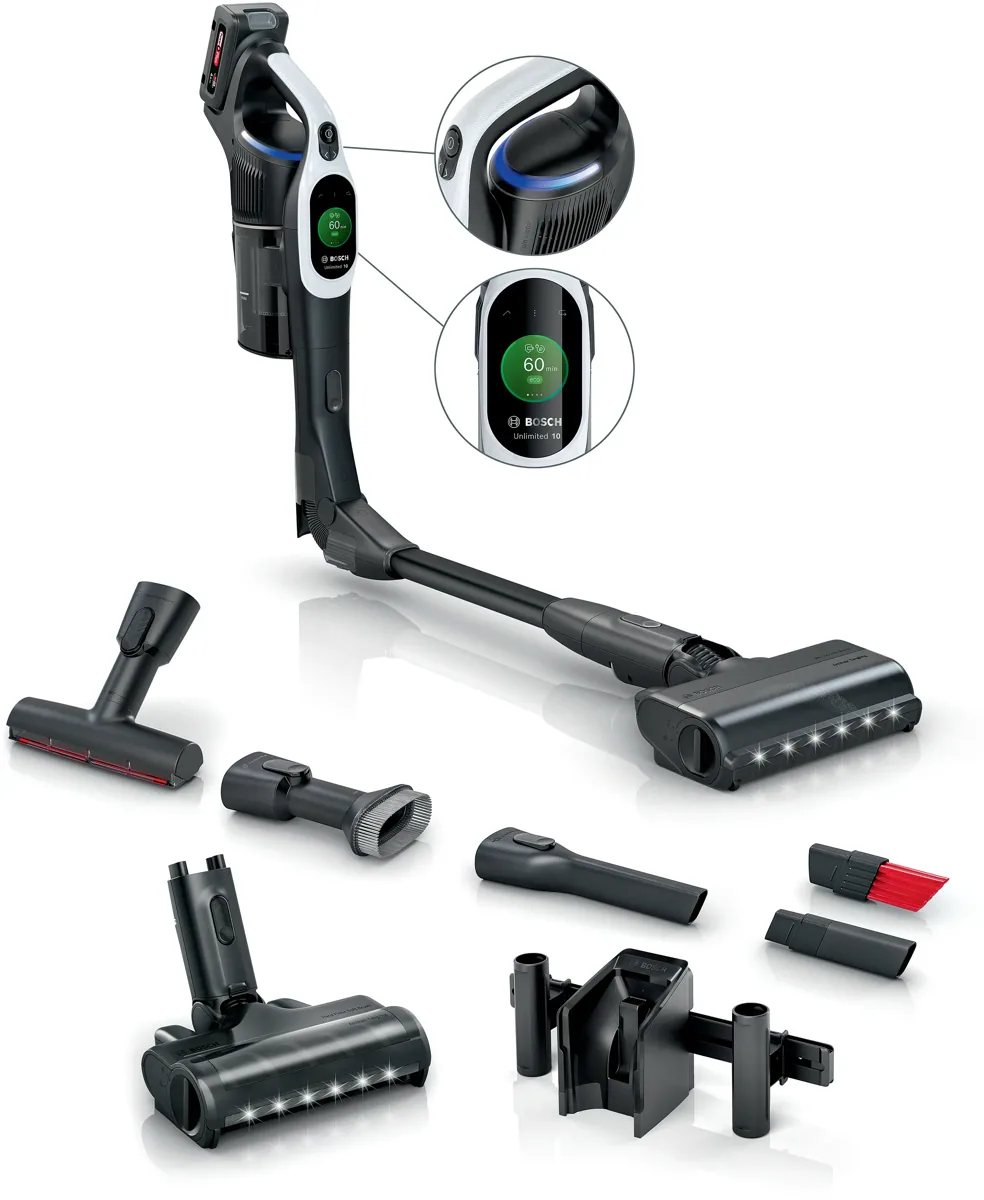 Bosch BCS1041WAC BCS1041WAC Şarjlı Süpürge Unlimited 10 Beyaz