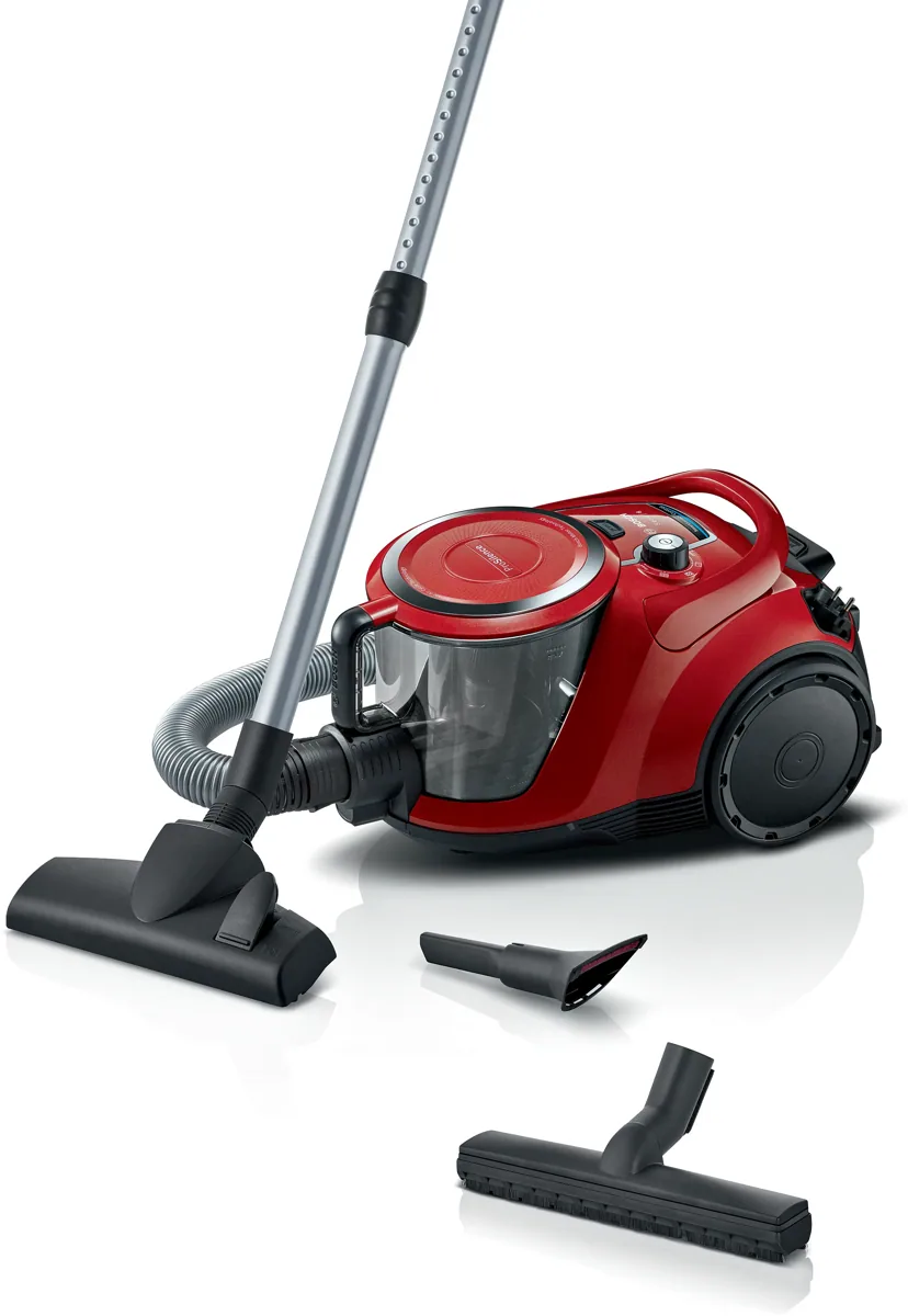 Bosch BGC41Q69 Serie 6 Toz torbasız Süpürge ProSilence Kırmızı