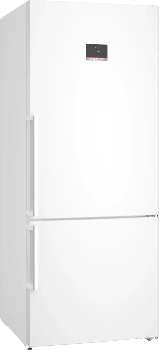 Bosch KGN76CWE0N Serie 6 Alttan Donduruculu Buzdolabı 186 x 75 cm Beyaz, Total No Frost