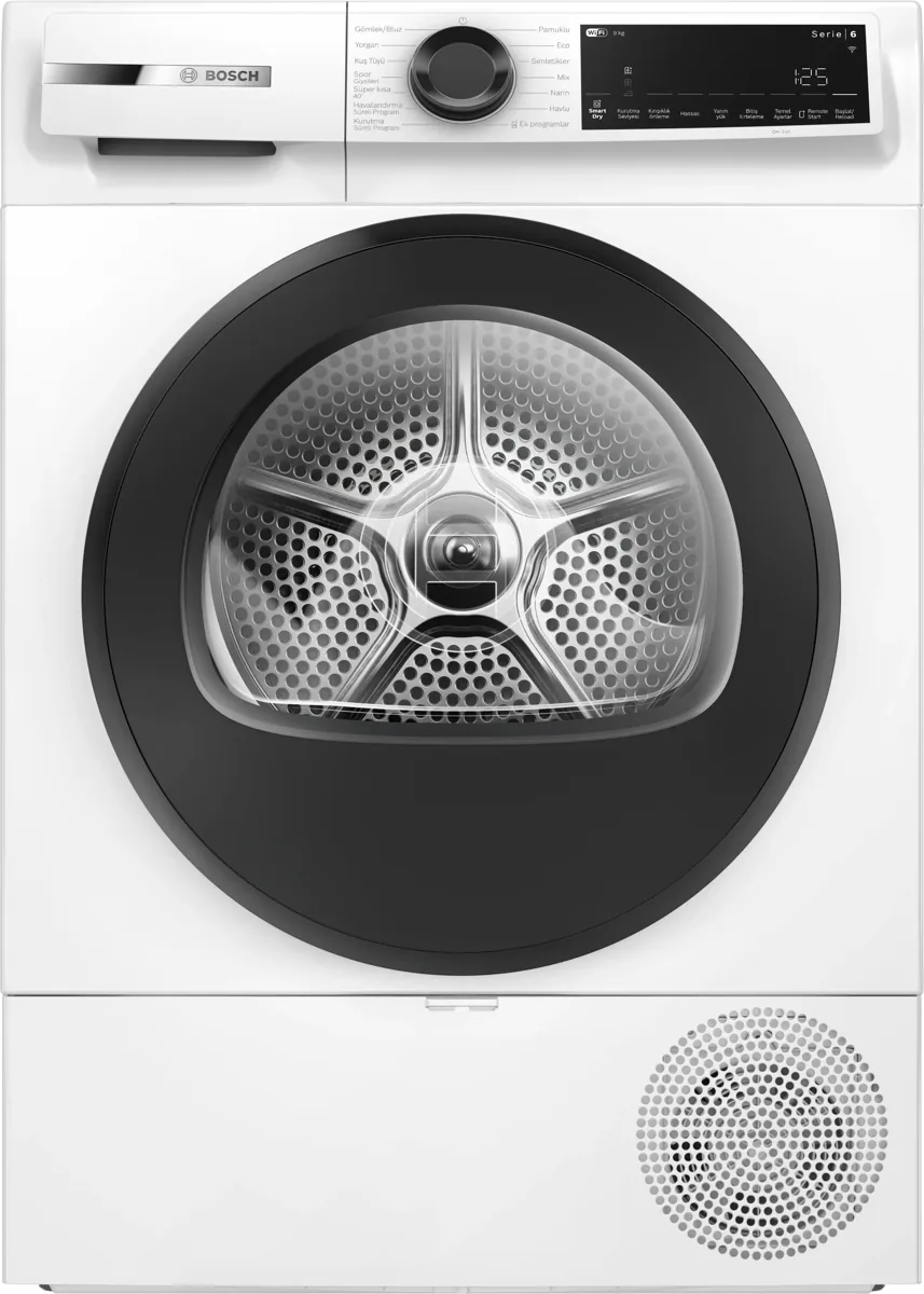 Bosch WQJ24200TR Serie 6 Isı Pompalı Kurutma Makinesi 9 kg