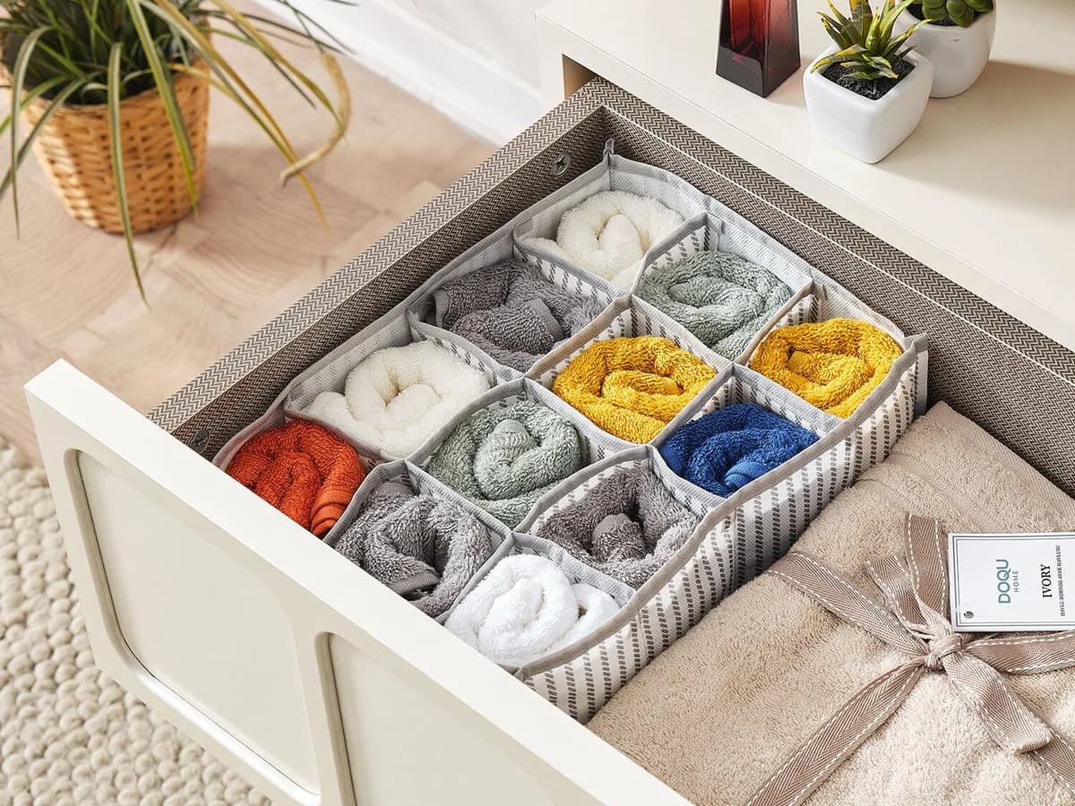 Doqu Home 12 Bölmeli Çekmece İçi Organizer Standart
